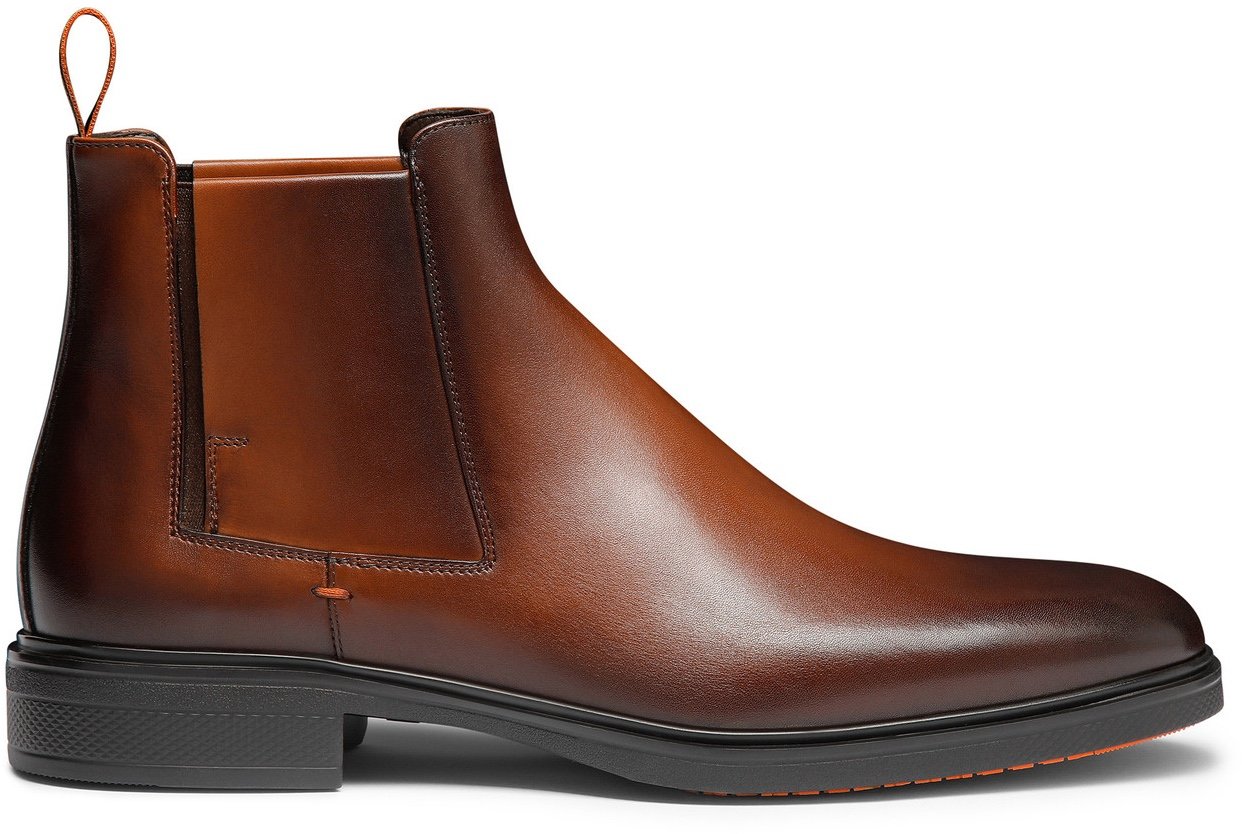 Santoni Instapschoen Bruin Bruin