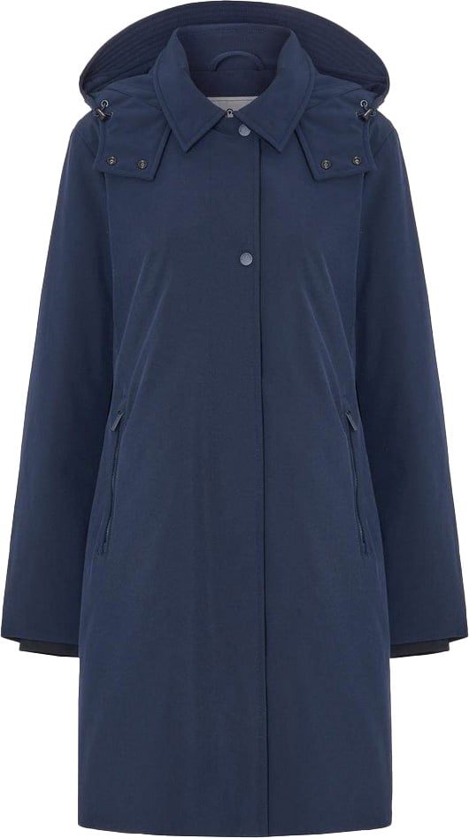 Woolrich Coats Melton Blue Blauw