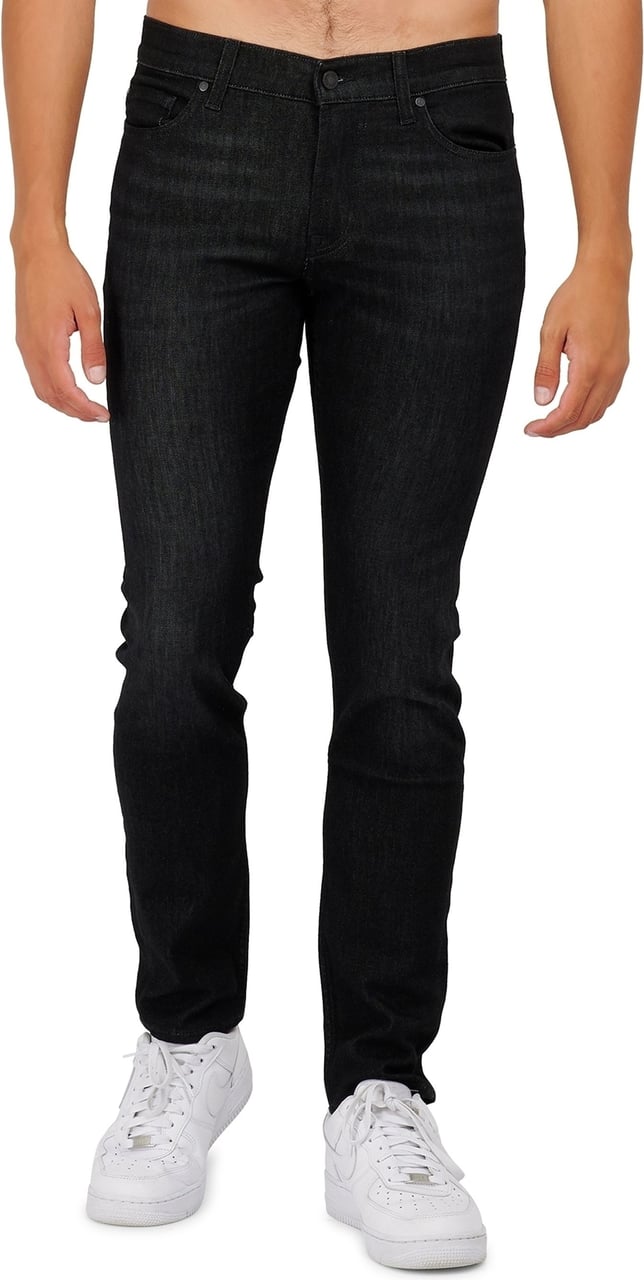 7 For All Mankind Luxe Performance washed black Zwart