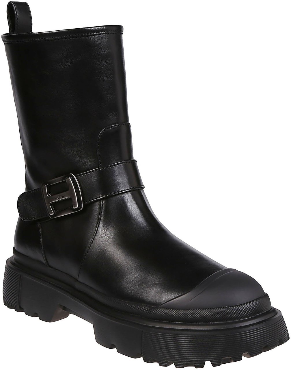 HOGAN H619 Biker Boots Black Zwart
