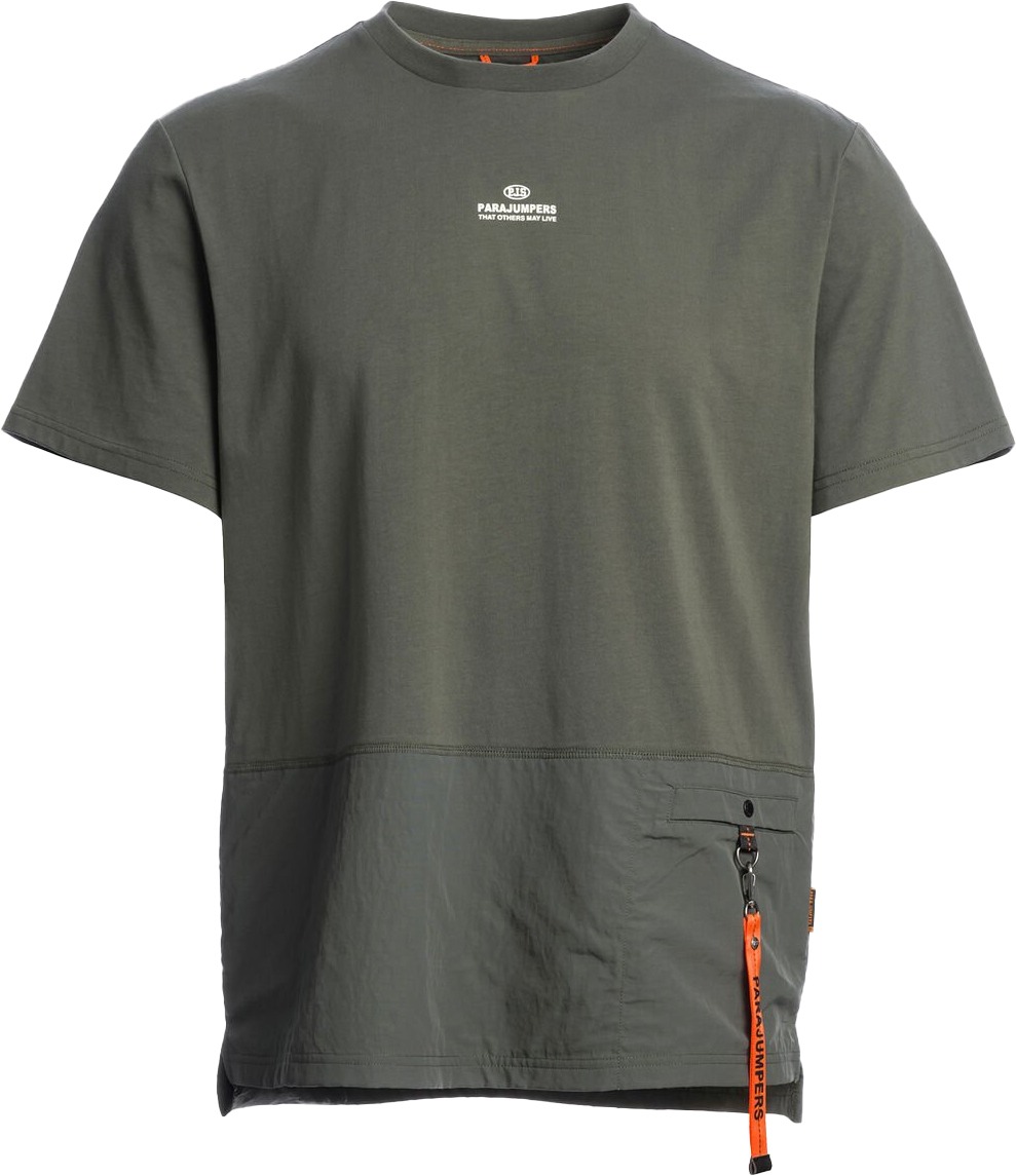 Parajumpers t-shirt khaki Groen