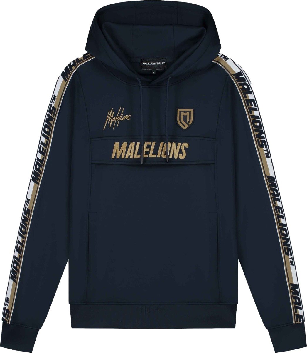 Malelions Malelions Sport Warming-Up Hoodie Blauw
