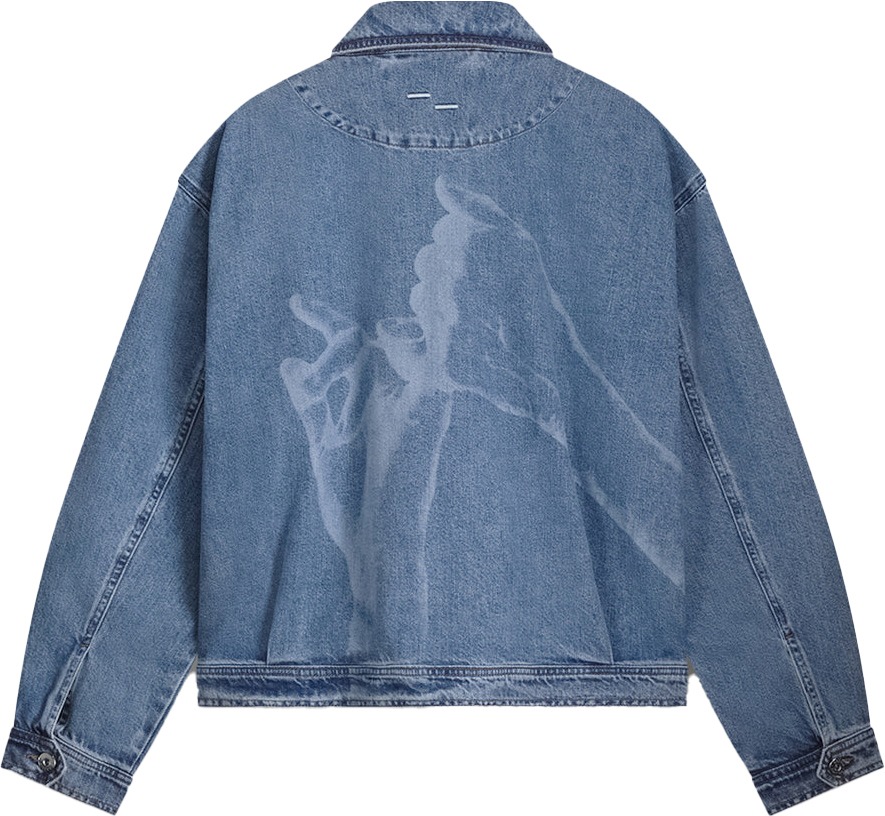Filling Pieces Denim Jacket Indigo Blauw