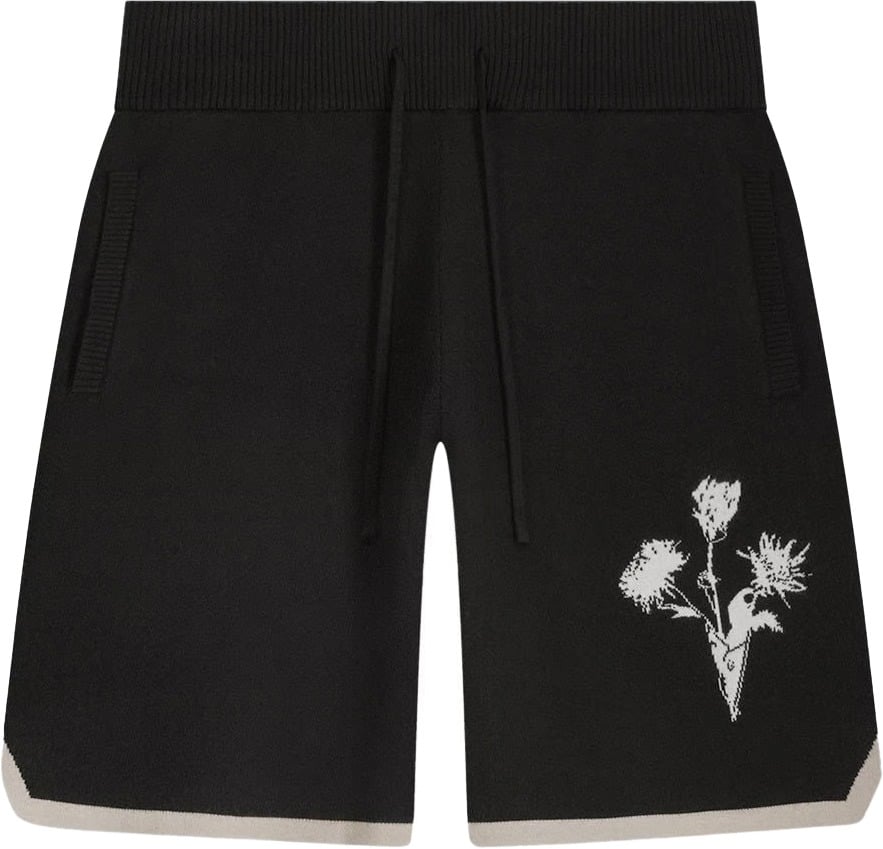 Filling Pieces Knit Shorts Gardener Black Zwart