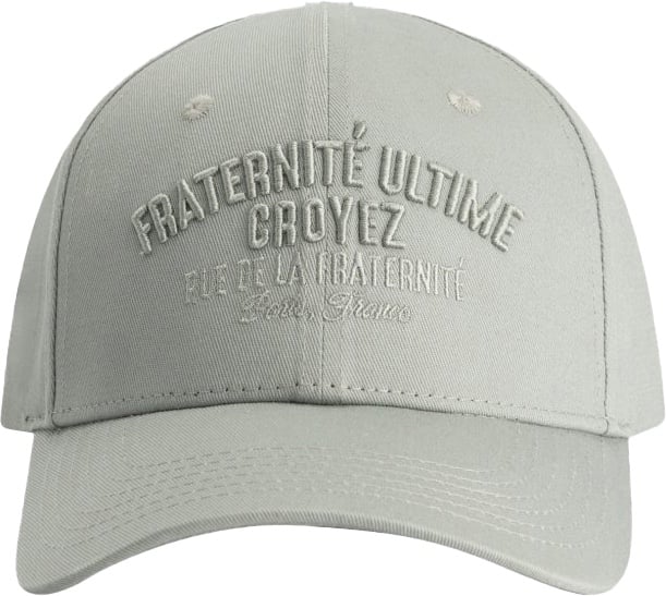 Croyez Croyez Fraternité Baseball Cap Grijs