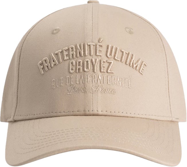 Croyez Croyez Fraternité Baseball Cap Beige