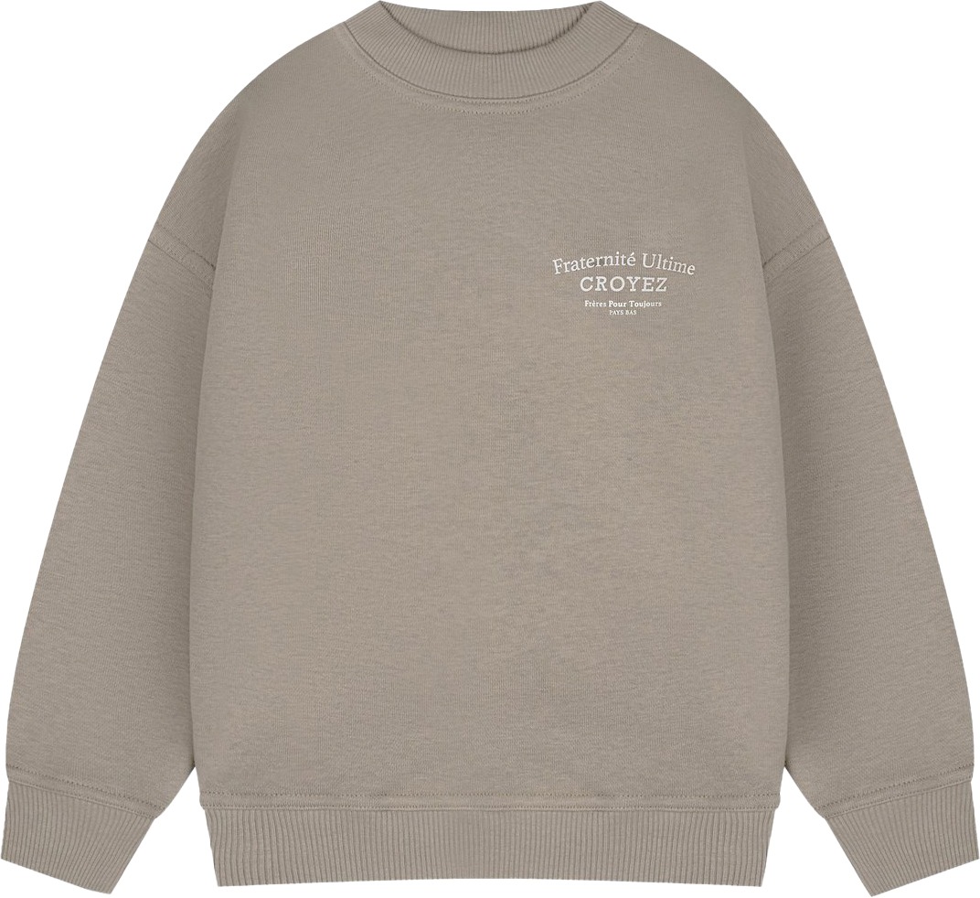 Croyez Croyez Mini Fraternité Sweater Grijs