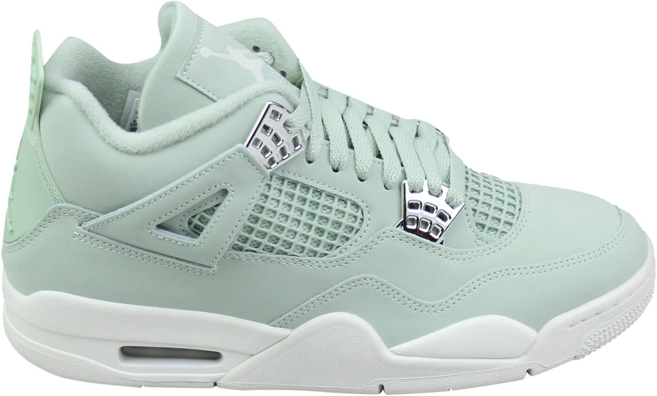 Nike Jordan 4 Retro Seafoam Sail (Women's) Metallic