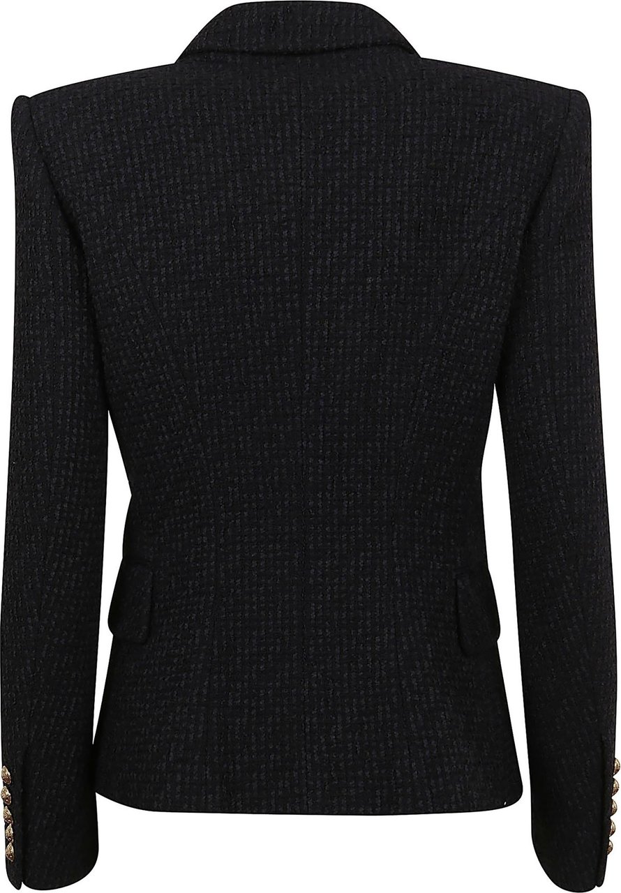 Balmain Tweed Blazer Zwart