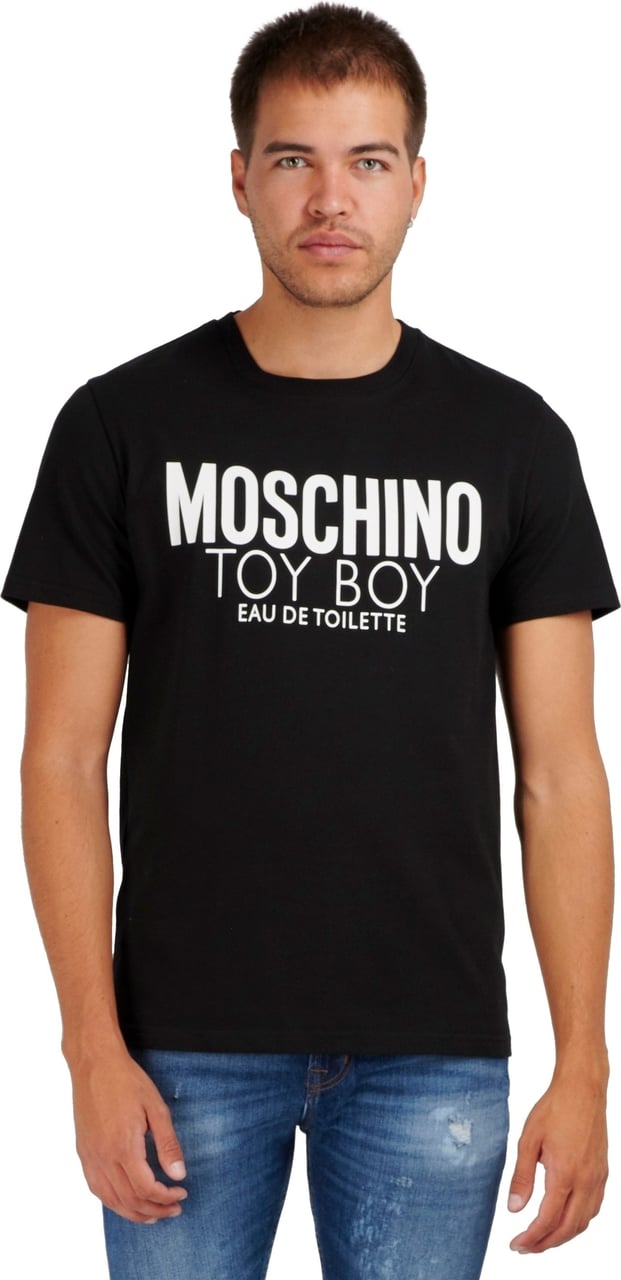 Moschino Zwart T-shirt Zwart