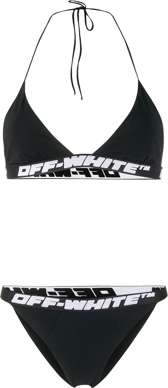 OFF-WHITE Tape Bikini black Zwart