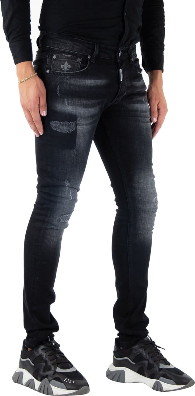 Richesse Novara Black Jeans Zwart