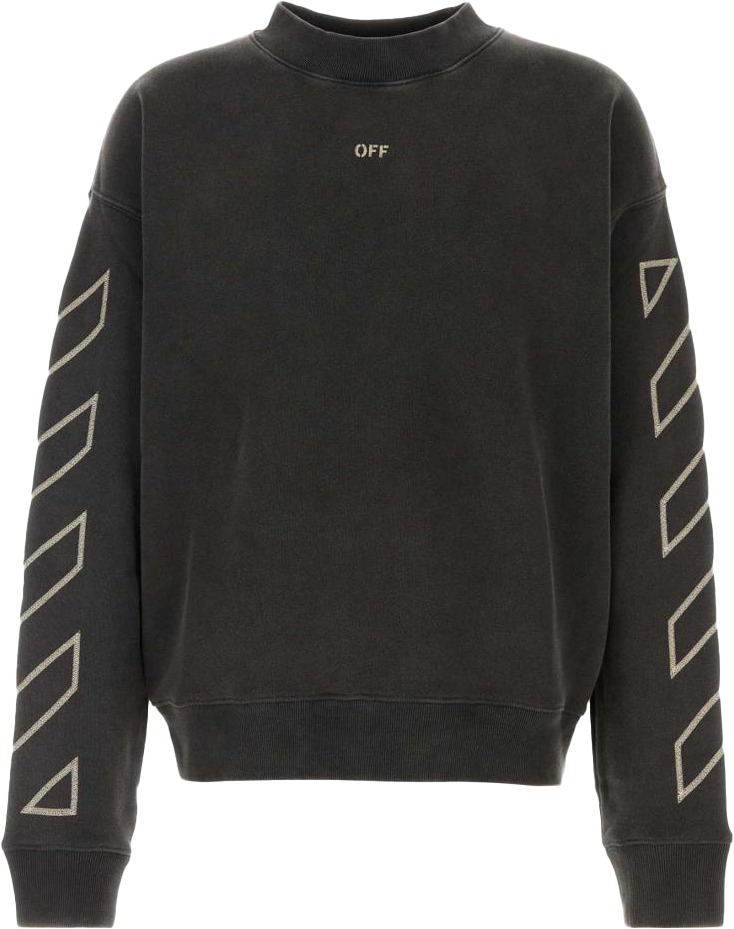 OFF-WHITE Martyrdom Arrow Skate Crewneck Vintage Black Zwart