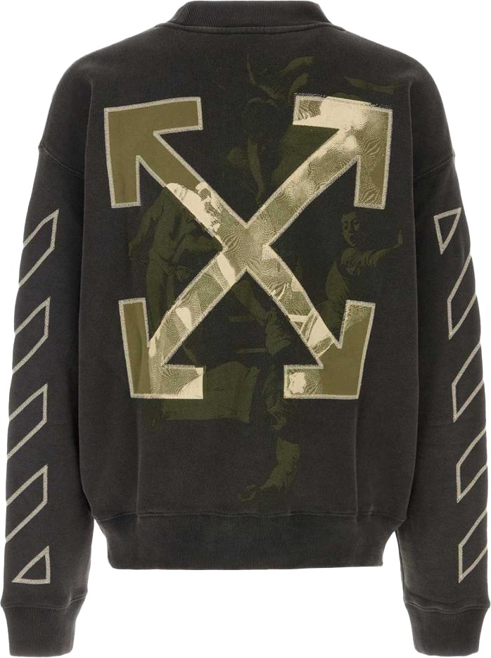 OFF-WHITE Martyrdom Arrow Skate Crewneck Vintage Black Zwart