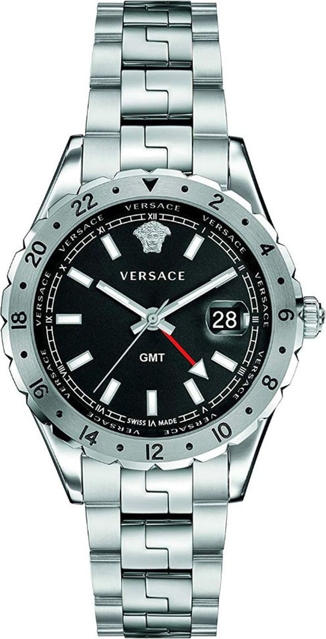 Versace V11020015 Hellenyium GMT heren horloge Zwart