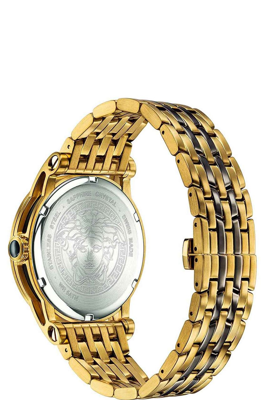 Versace VERD00418 Palazzo heren horloge 43 mm Zilver