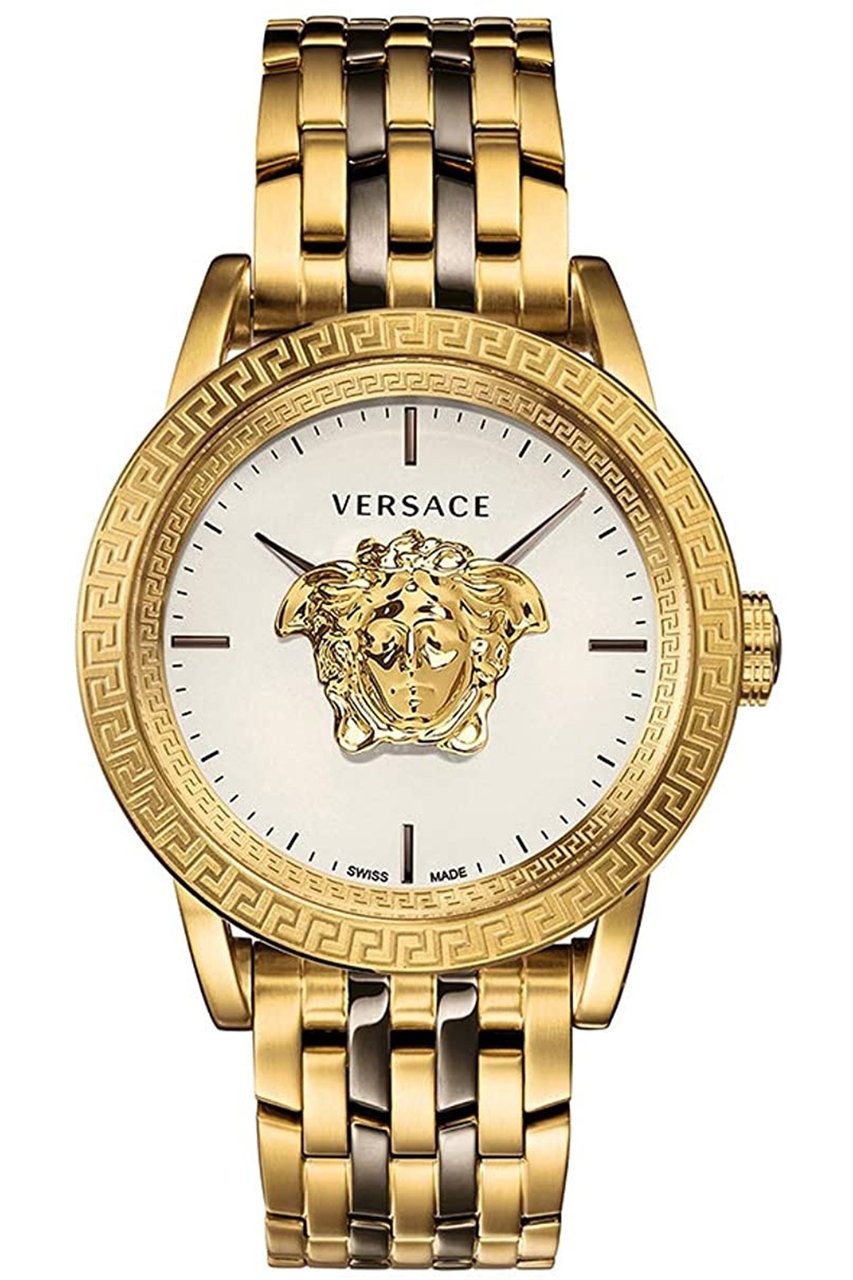 Versace VERD00418 Palazzo heren horloge 43 mm Zilver