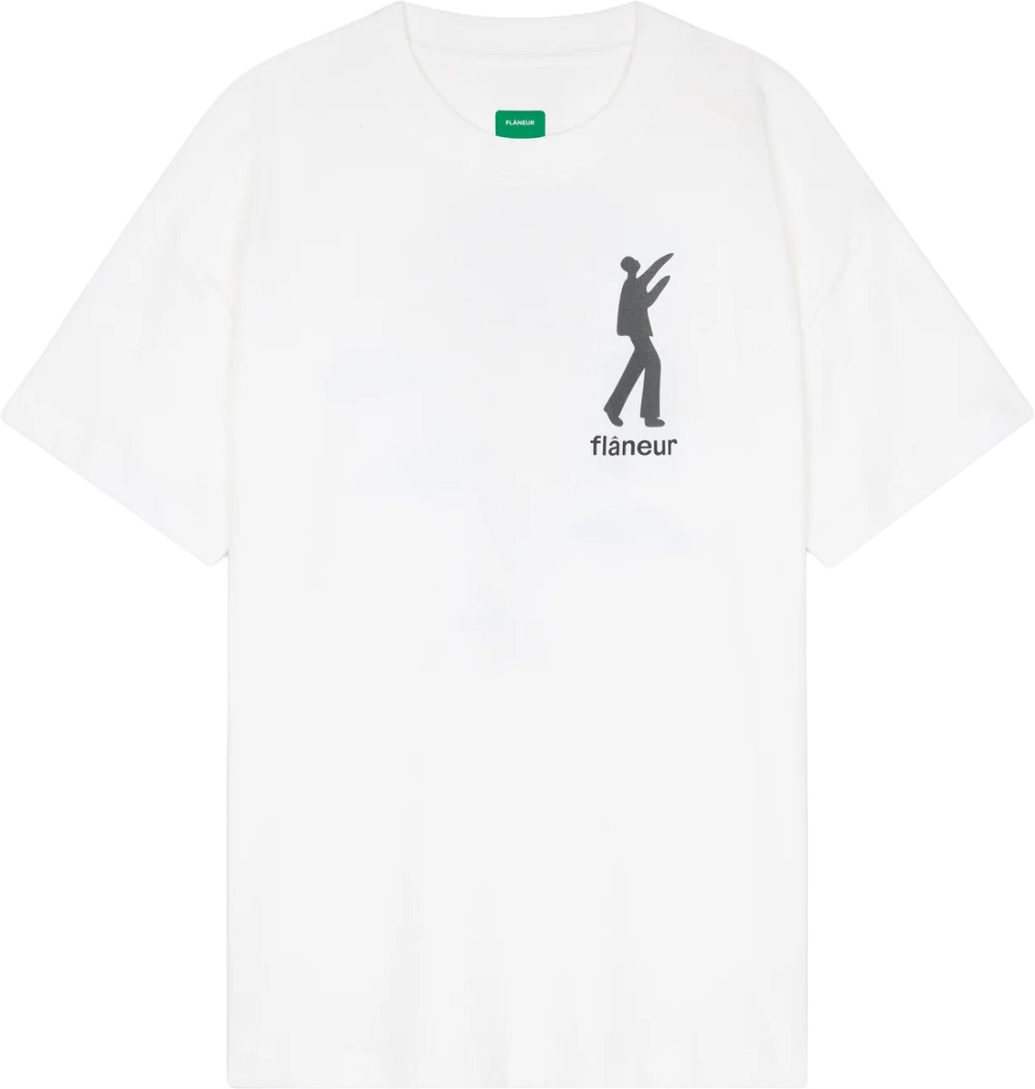 FLÂNEUR Opblaasbare T-shirt WIT Wit