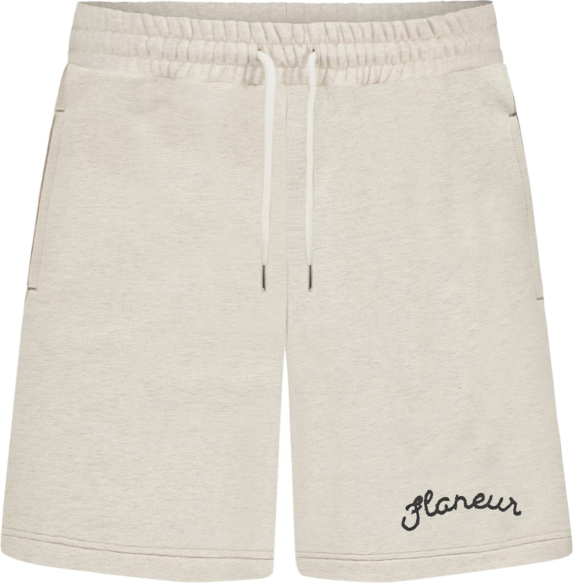 FLÂNEUR Signature Shorts | Heather Cool Grey Grijs