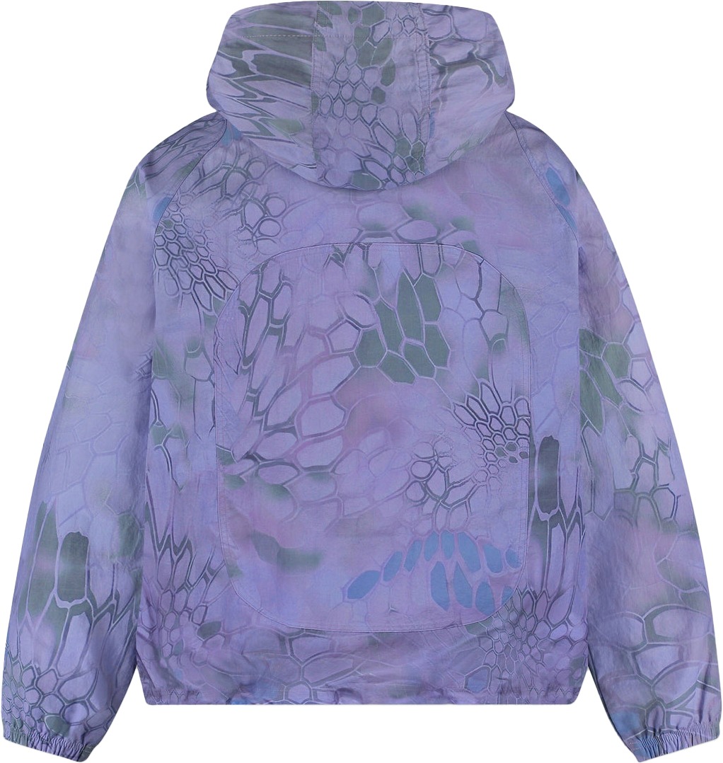 FLÂNEUR Turtle Nylon Jacket | Blue/Purple Blauw