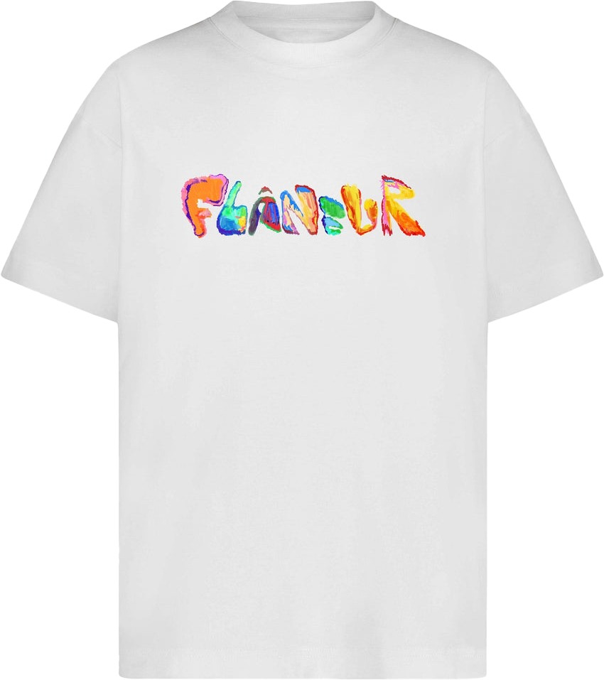 FLÂNEUR Markerstift T-Shirt | White Wit