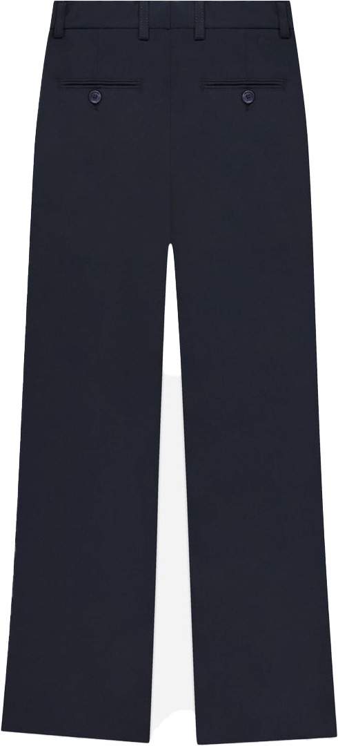 FLÂNEUR Atelier Pantalon with Rubber Patch | Navy Blauw