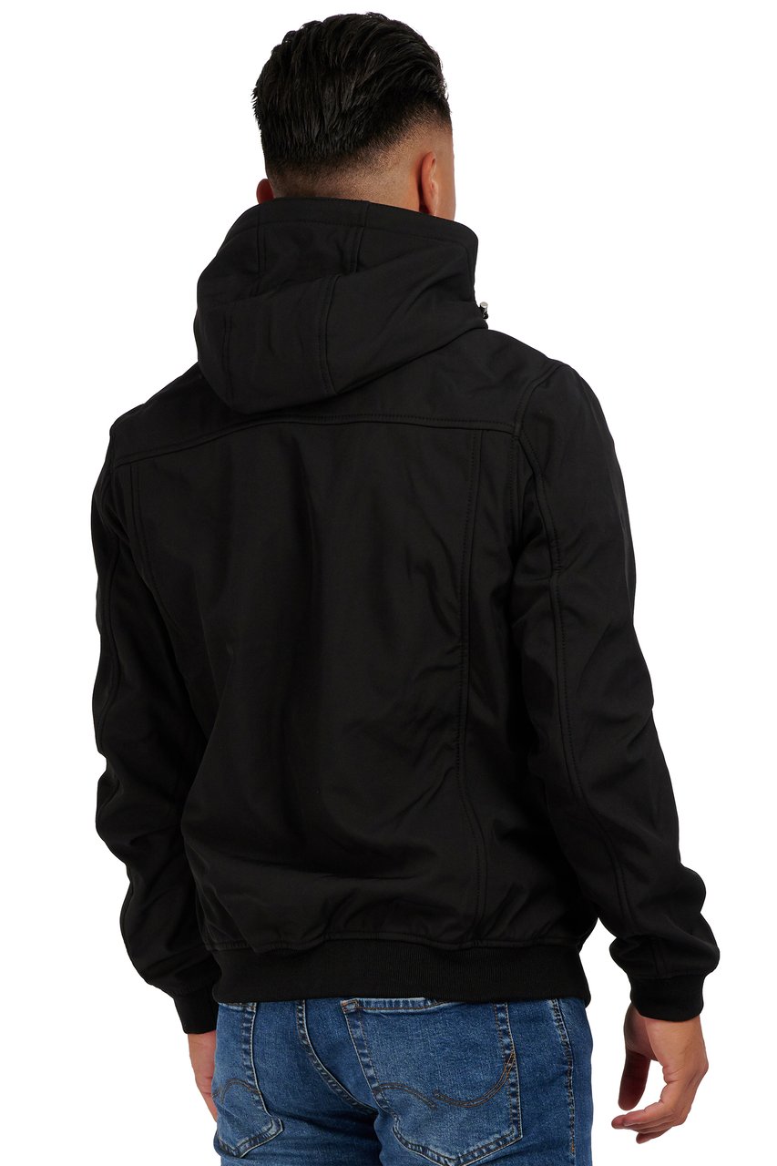 Lyle & Scott Softshell Jacket Dark Jet Black Zwart