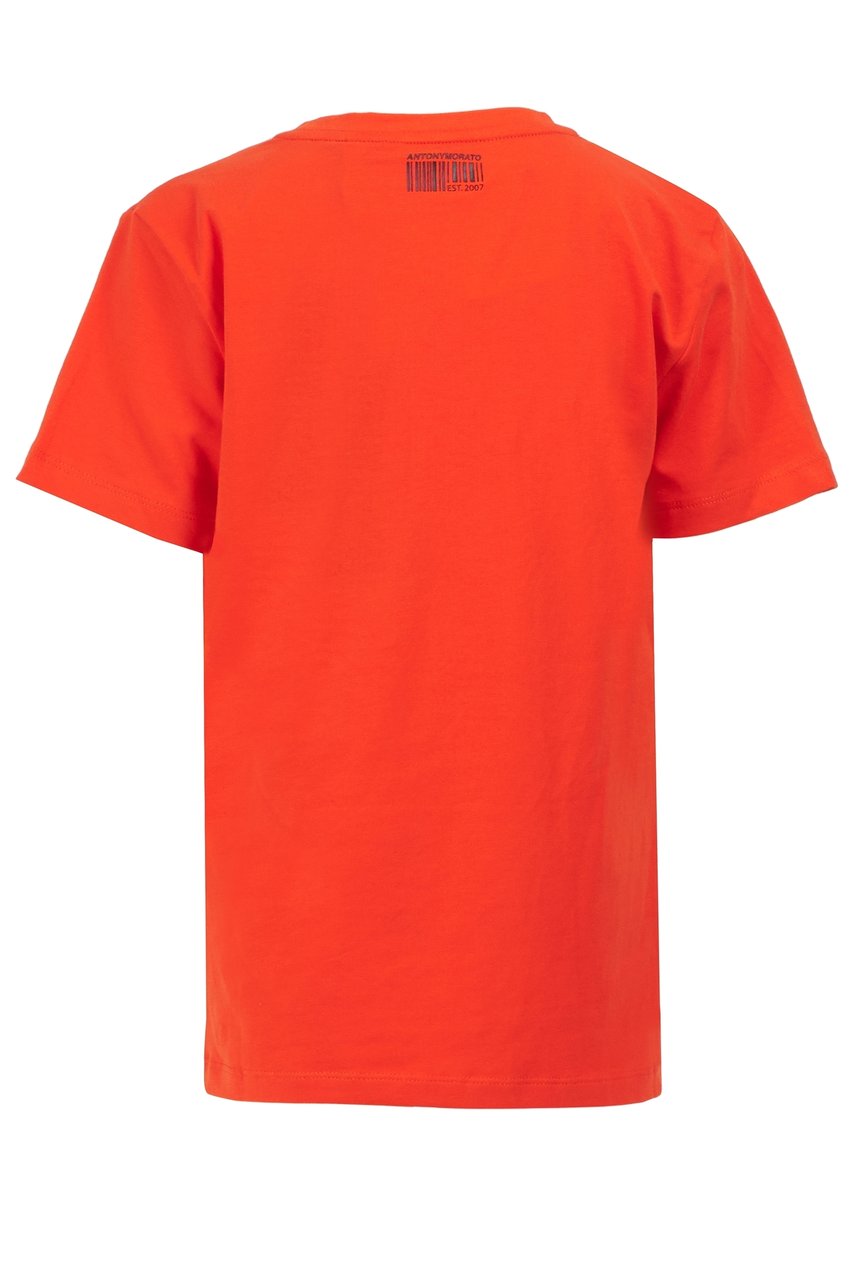 Antony Morato T-Shirt Orange Line Rood