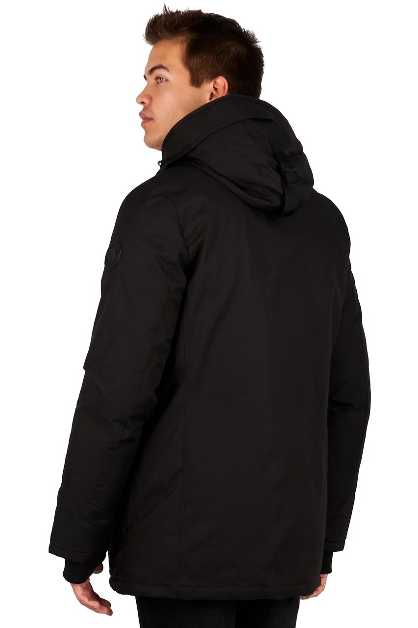 Airforce slimfit parka Zwart