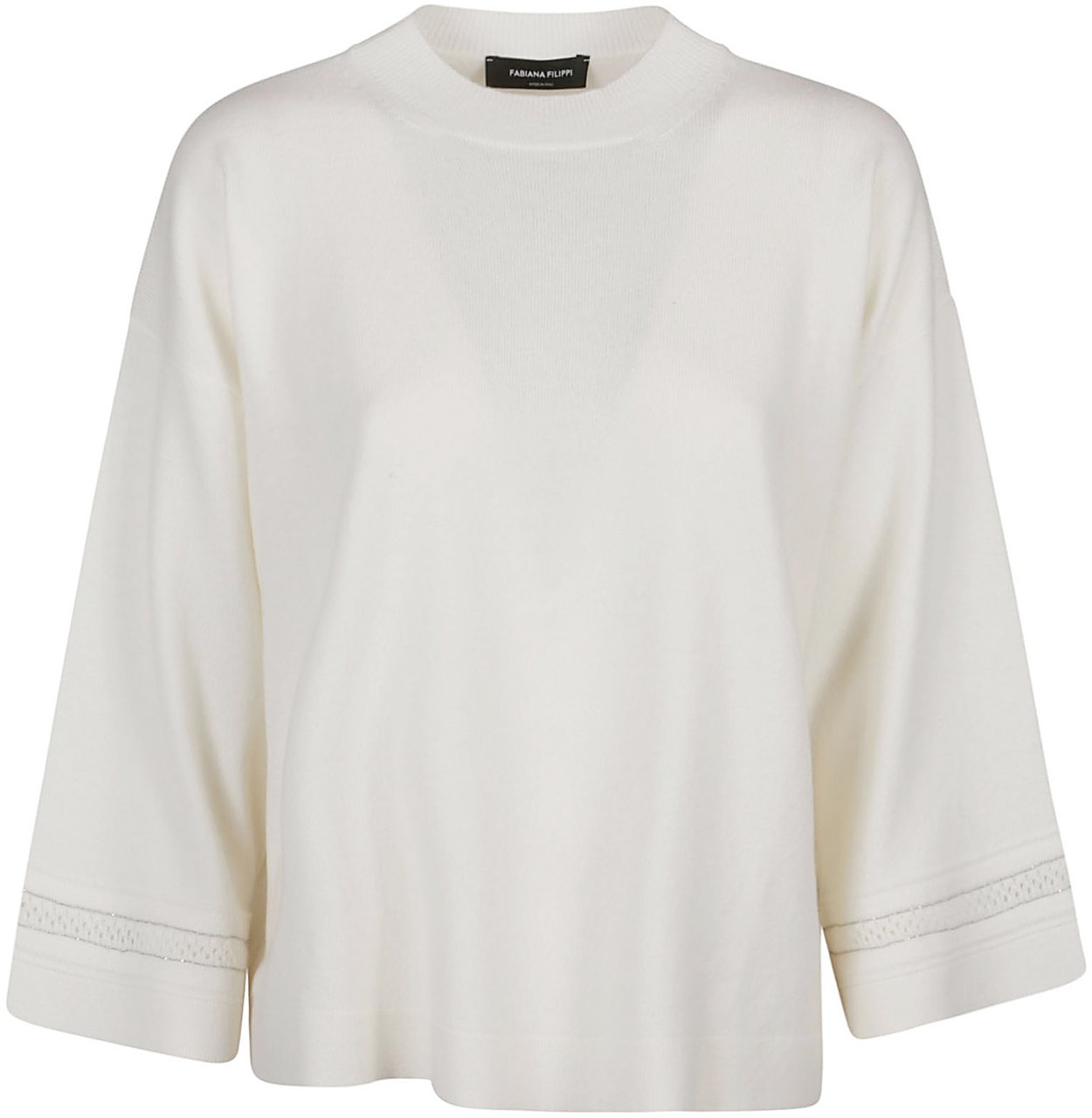 Fabiana Filippi Sweater White Wit