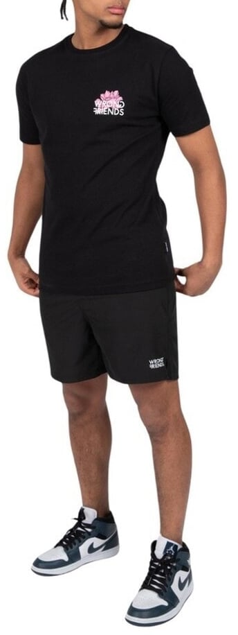 Wrong Friends TOKYO T-SHIRT - BLACK Zwart
