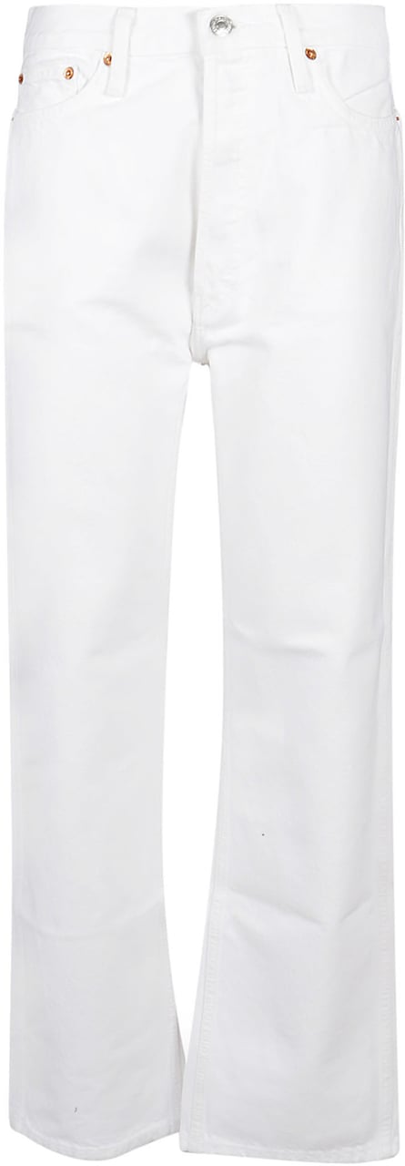Re-Done 90s High Rise Loose Jeans White Wit