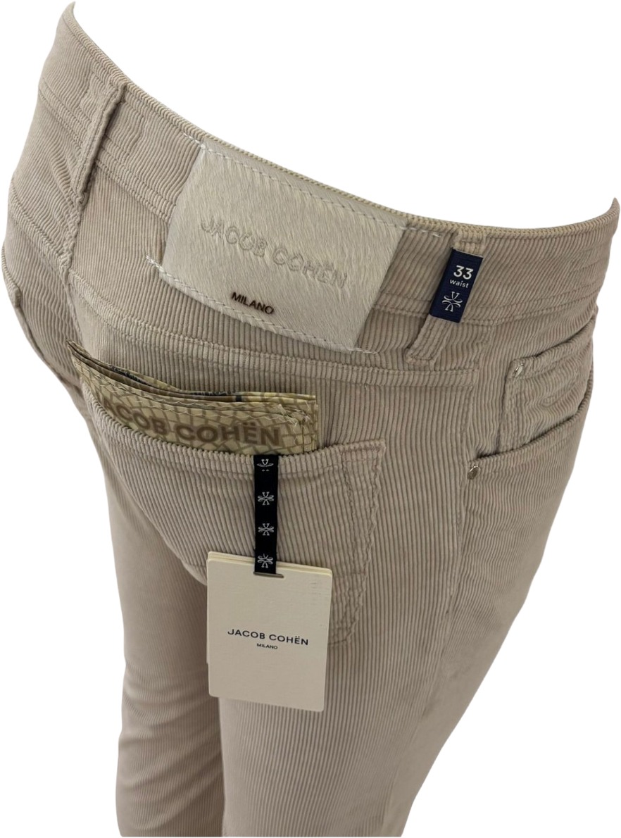 Jacob Cohen Corduroy beige Nick Slim Beige