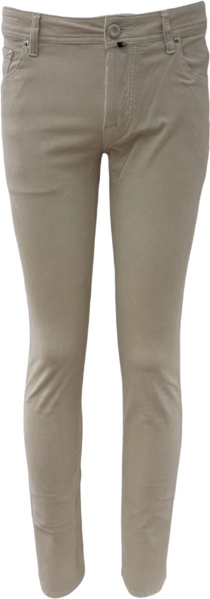 Jacob Cohen Corduroy off white Nick Slim Wit