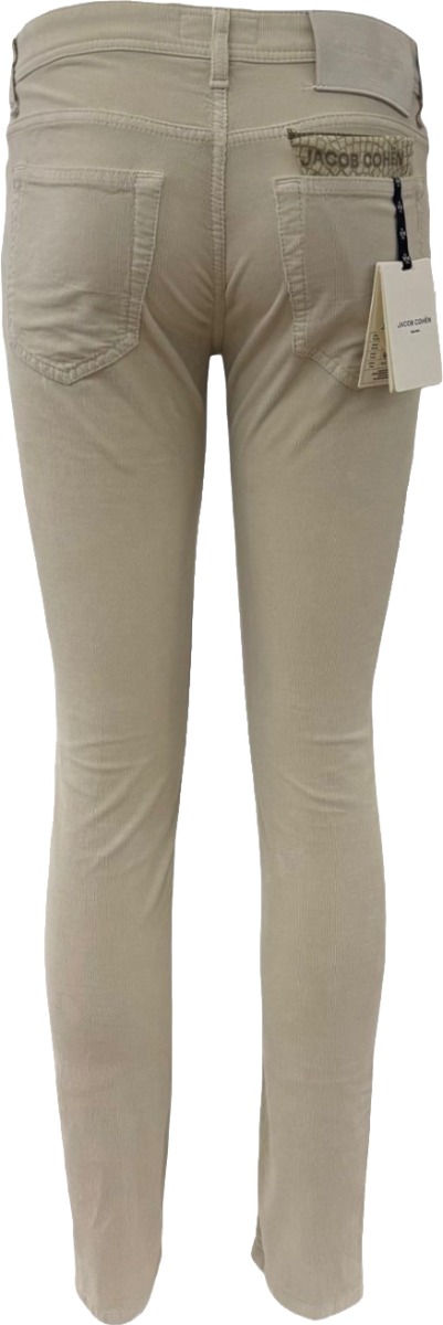 Jacob Cohen Corduroy off white Nick Slim Wit