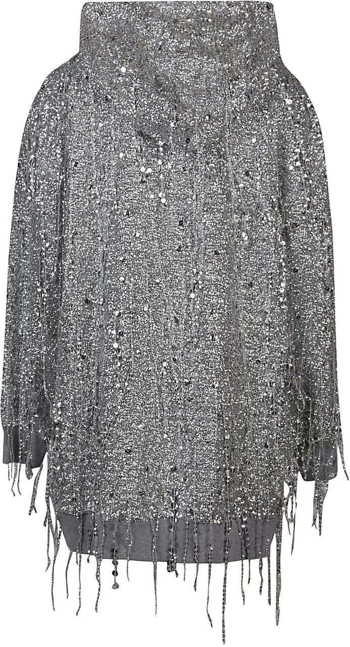 Elisabetta Franchi Dress Grey Grijs