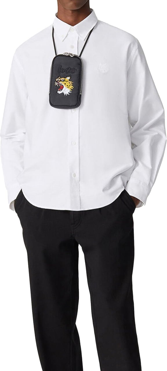 Kenzo Tiger Crest Shirt White Wit