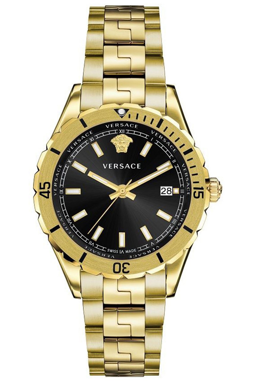 Versace VE3A00820 Hellenyium heren horloge 42 mm Zwart