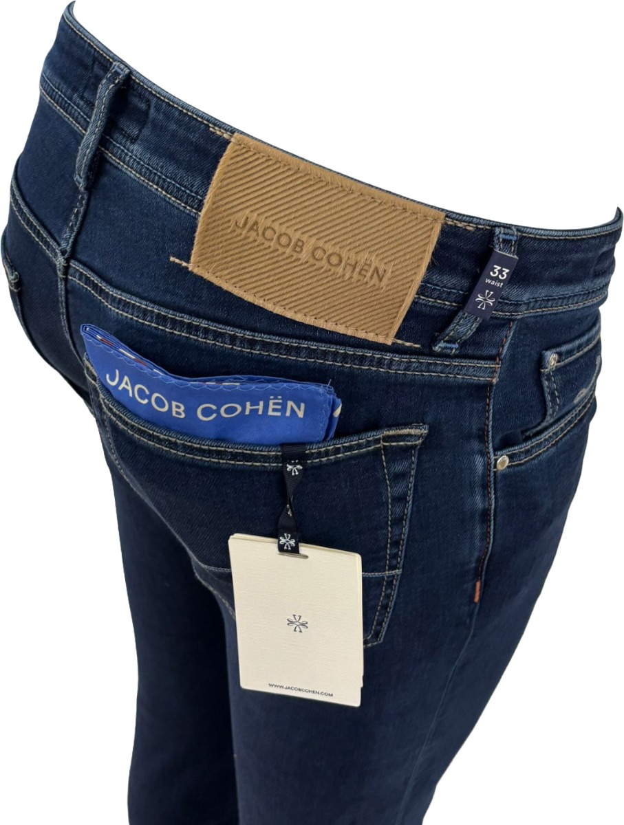 Jacob Cohen jeans Nick Slim dark blue 100D Blauw