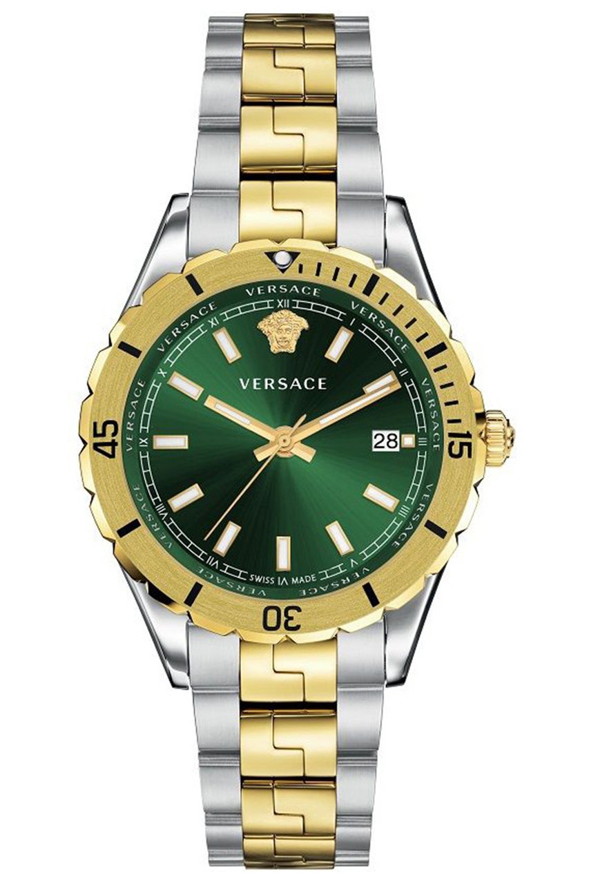 Versace VE3A00720 Hellenyium heren horloge 42 mm Groen