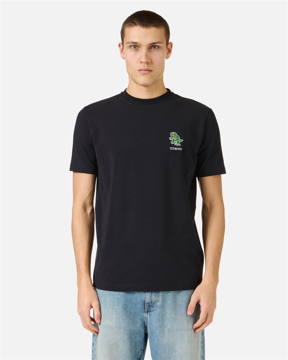 Iceberg T-shirt Black Zwart