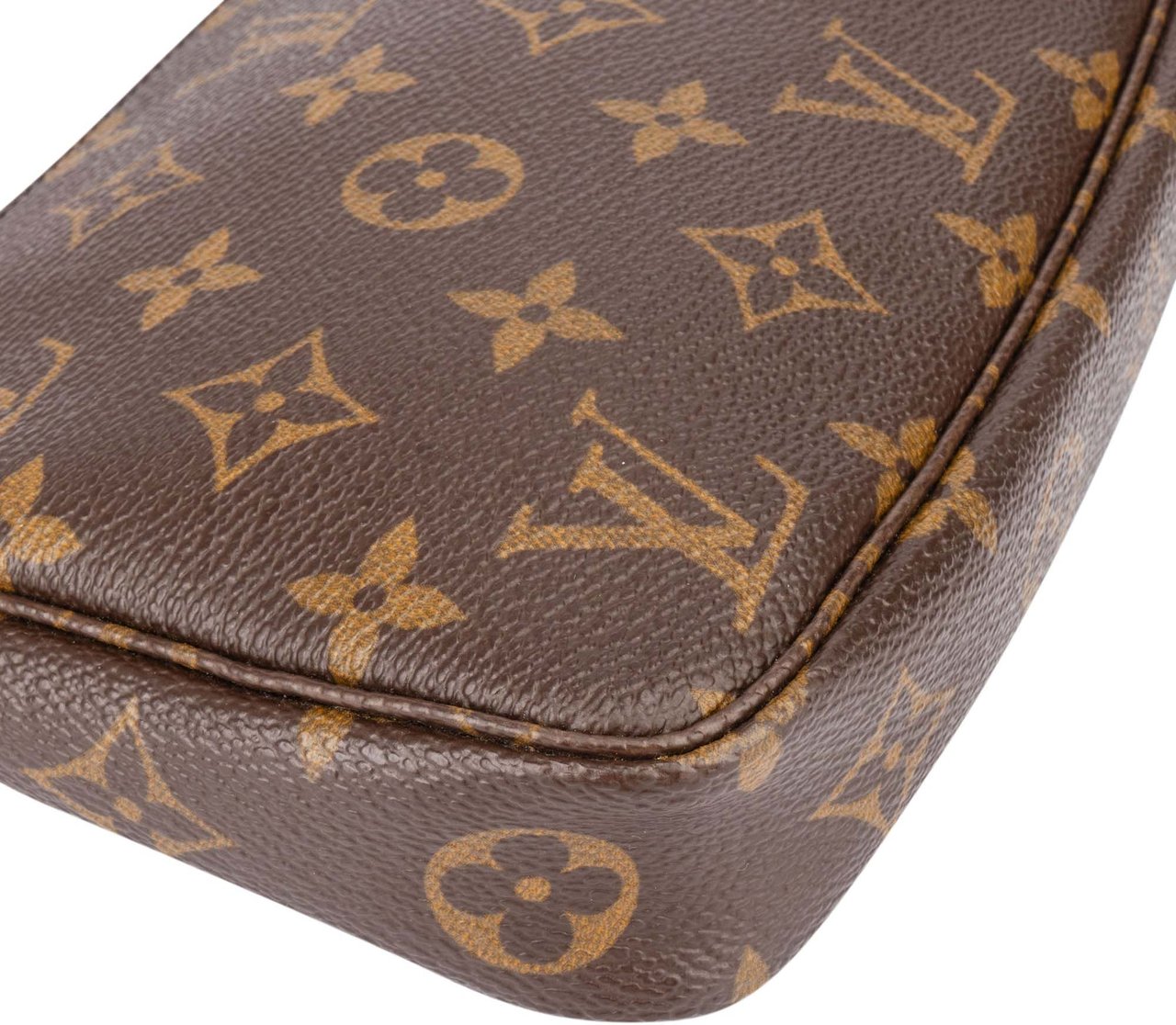 Louis Vuitton Louis Vuitton Canvas Monogram Pochette Accessoire Handbag Bruin