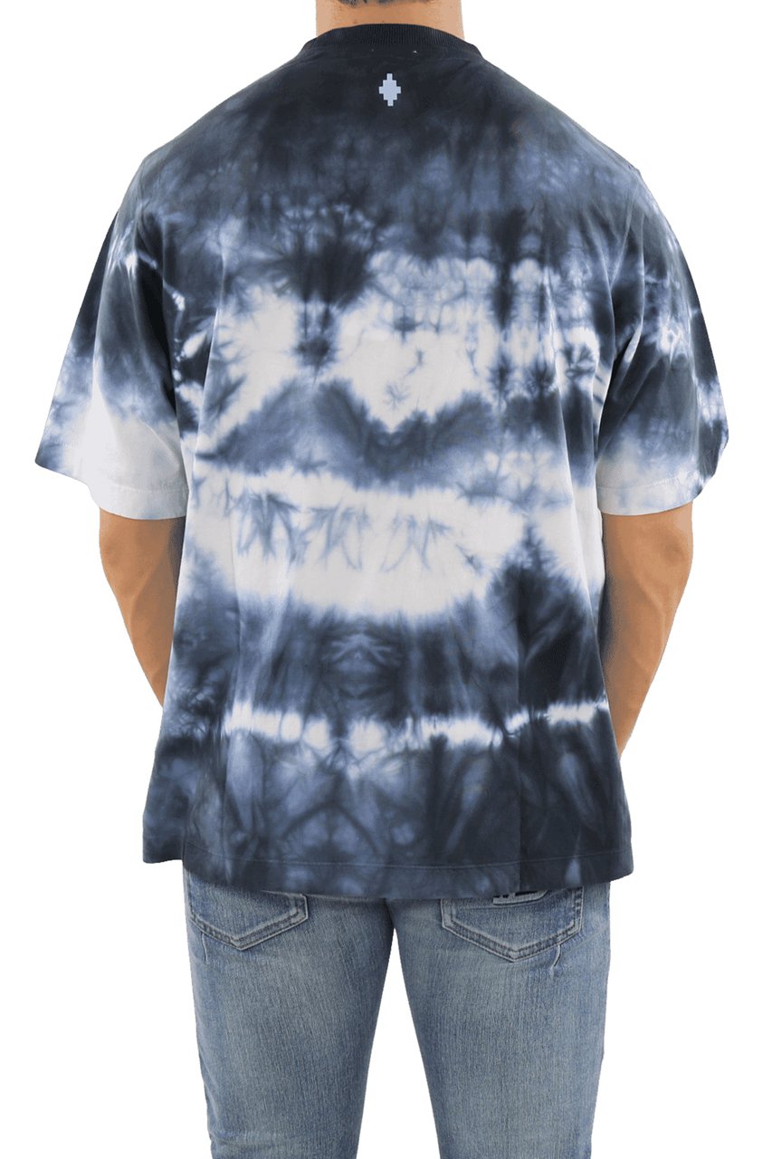 Marcelo Burlon Com Logo Tie-dye Oversize T-shirt Divers