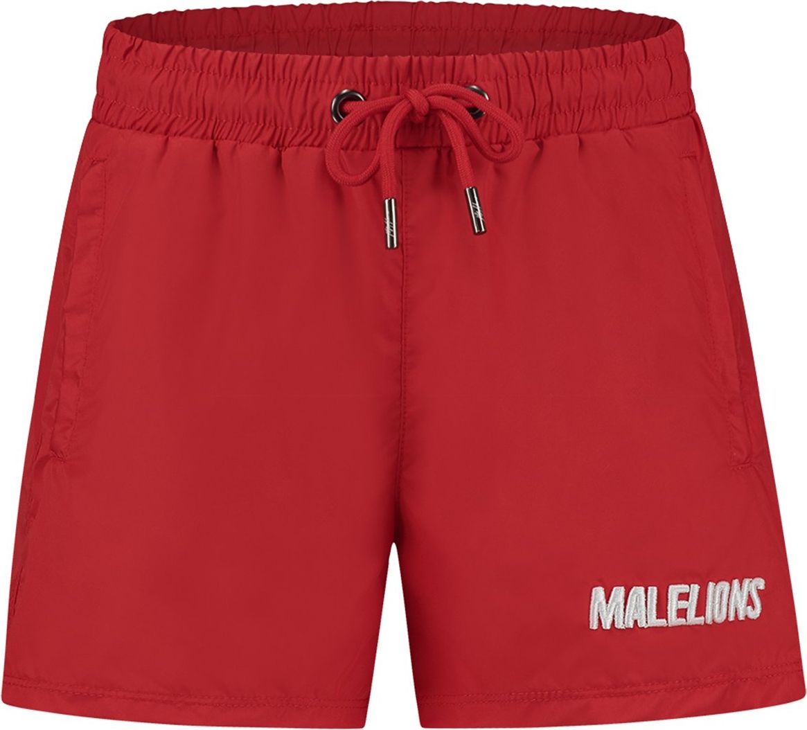 Malelions Junior Swimshort Nium - Red/White Rood