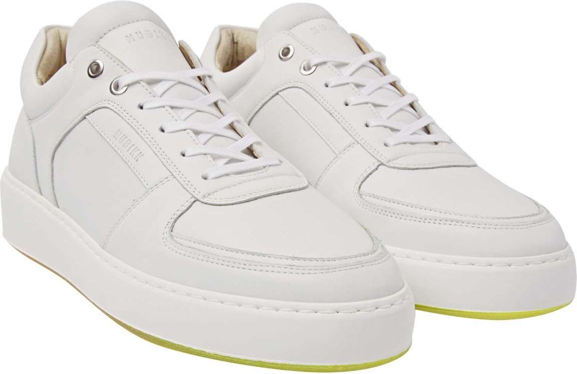 Nubikk Jiro Limo | Witte Sneakers Wit