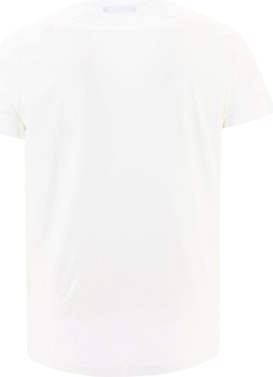 Balmain Men's White Cotton T-shirt Wit