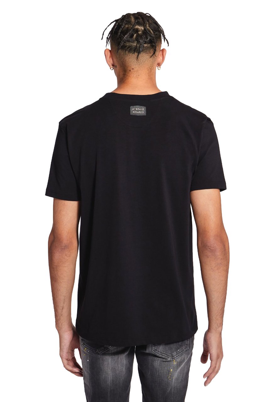 My Brand Branding Gradient T-Shirt Black Zwart