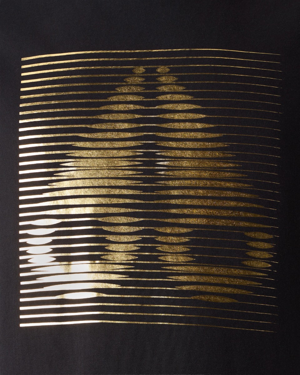 Moose Knuckles Raydaze Tee Gold Zwart