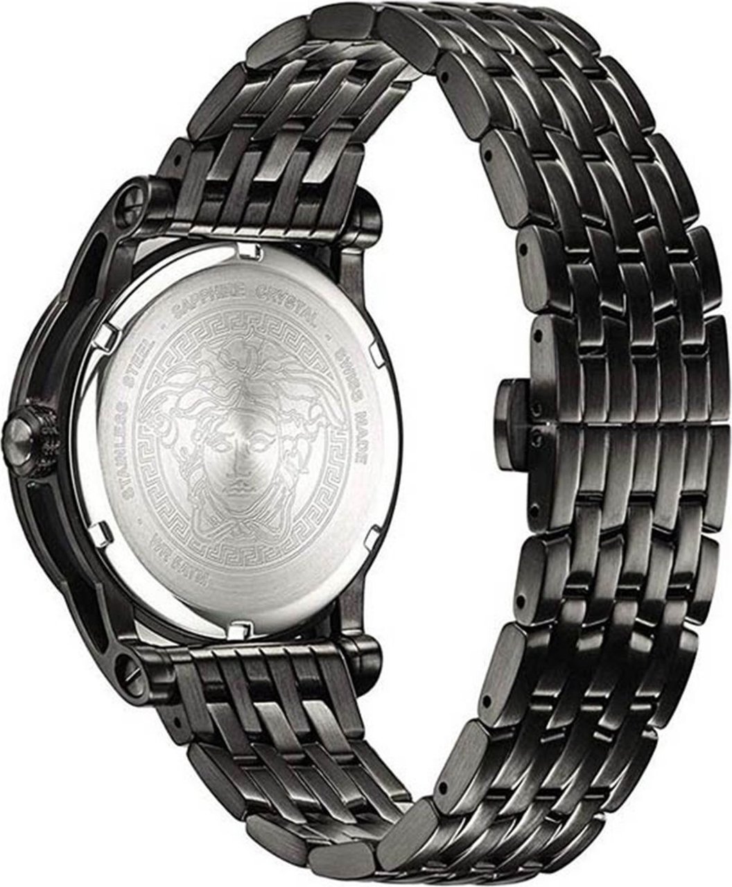 Versace VERD00518 Palazzo heren horloge 43 mm Zwart