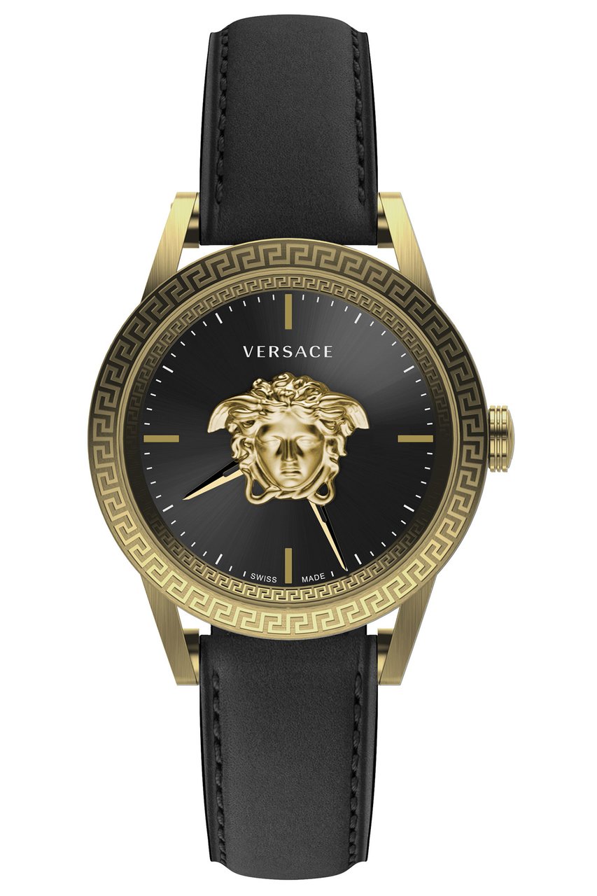 Versace VERD01320 Palazzo heren horloge 43 mm Zwart